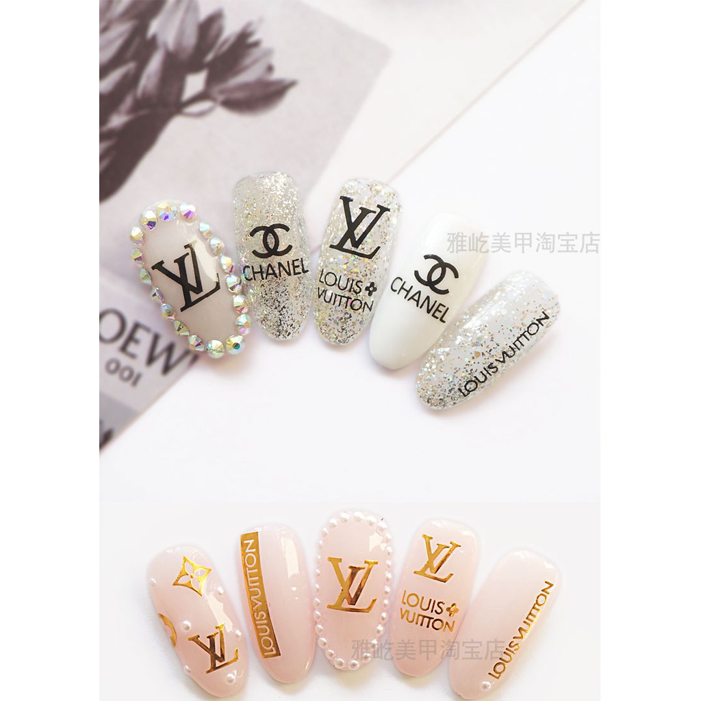 Sticker dán móng , stick nail thương hiệu trang trí móng cực sang chảnh