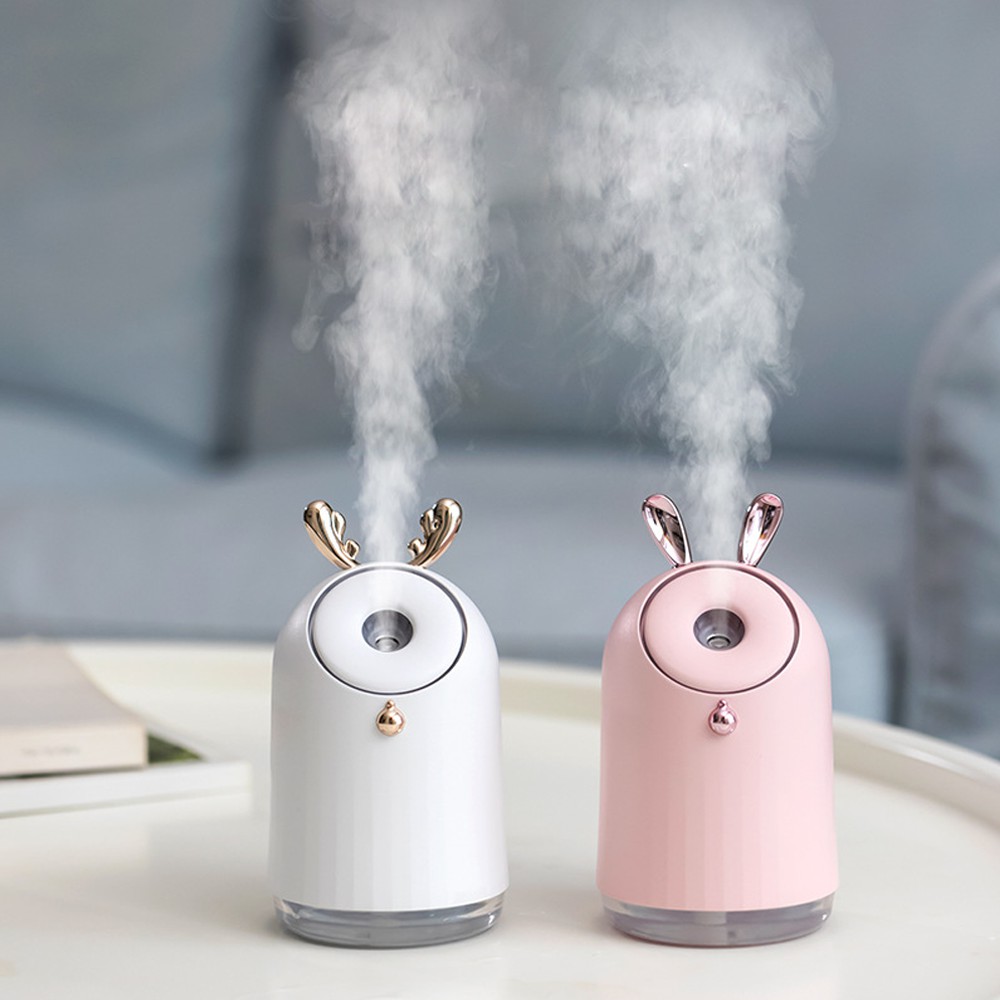 [SIÊU SALE] Máy phun sương tạo ẩm mini HUMIDIFIER kiêm đèn ngủ tiện lợi