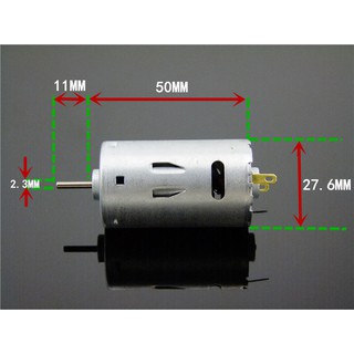 ĐỘNG CƠ DC RS390 6-24VDC Tốc Độ 26000RPM