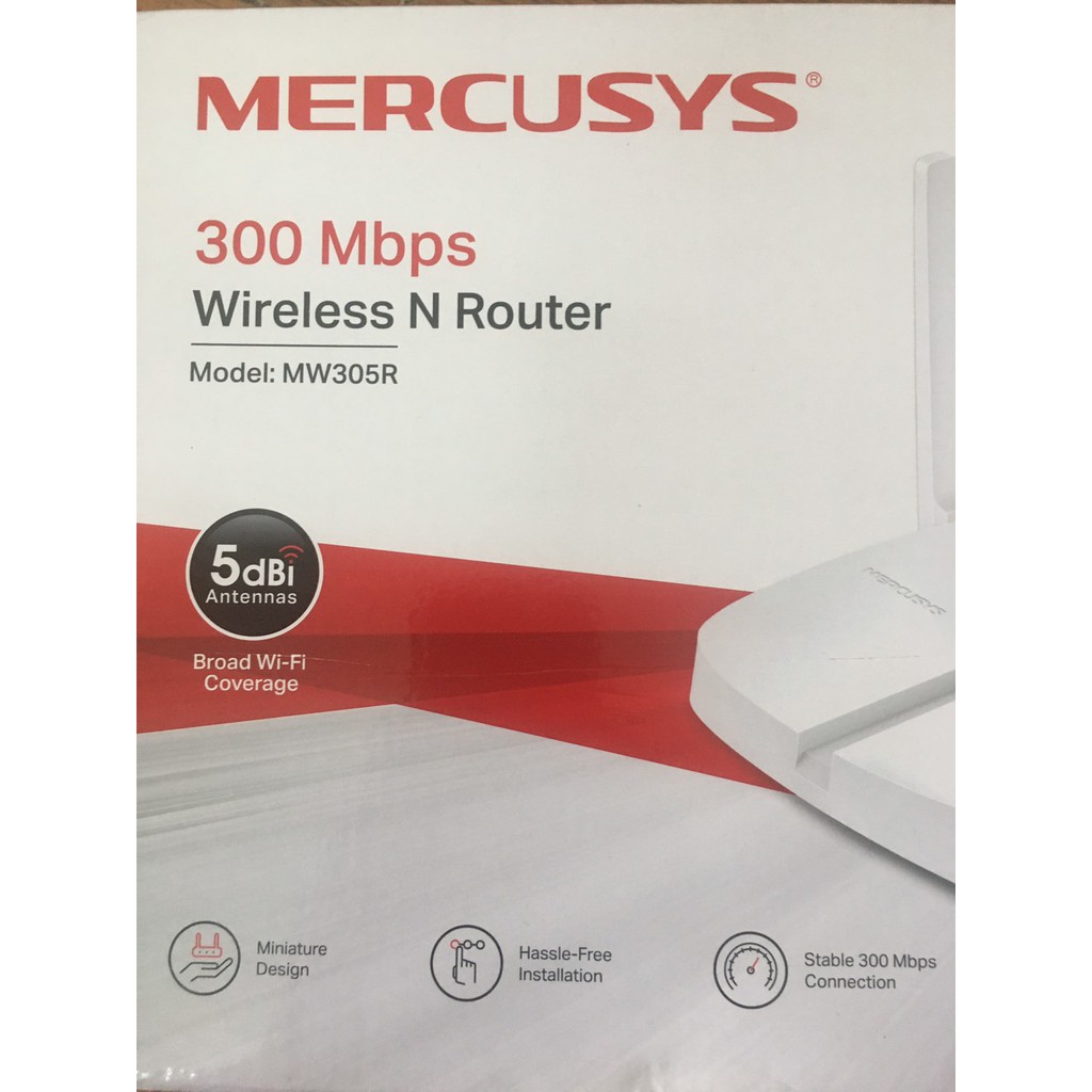 Bộ phát wifi 3 râu Mercusys MW305R Chuẩn N Tốc Độ 300Mbps