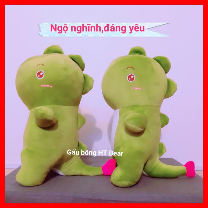 Gấu Bông Khủng Long Nhồi Bông mềm mịn dễ thương