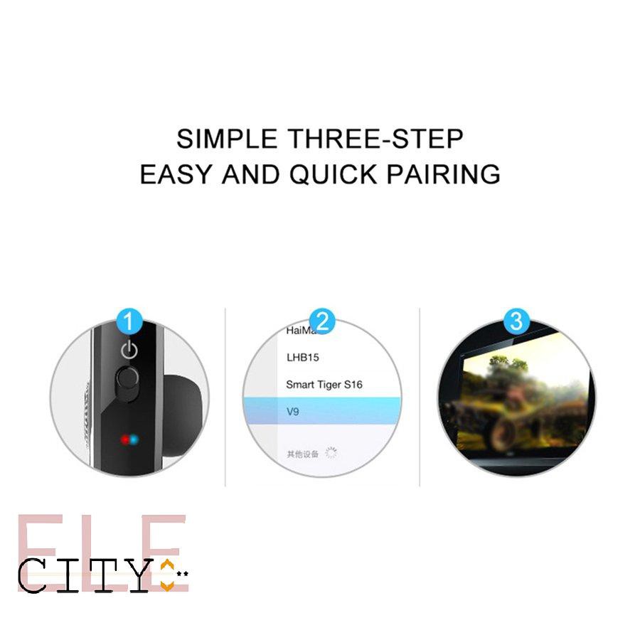 Ele】⚡⚡Tai Nghe Bluetooth V9 cao cấp cực chất điều khiển bằng giọng nói