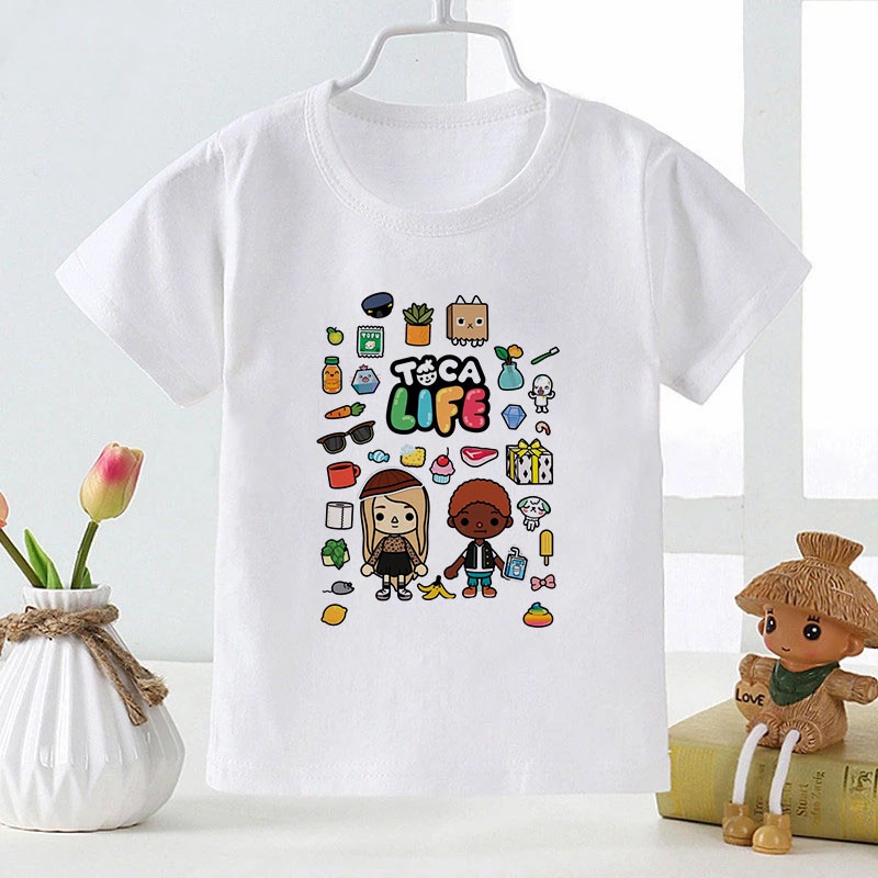 Áo Thun Trẻ Em tocaboca toca boca life world