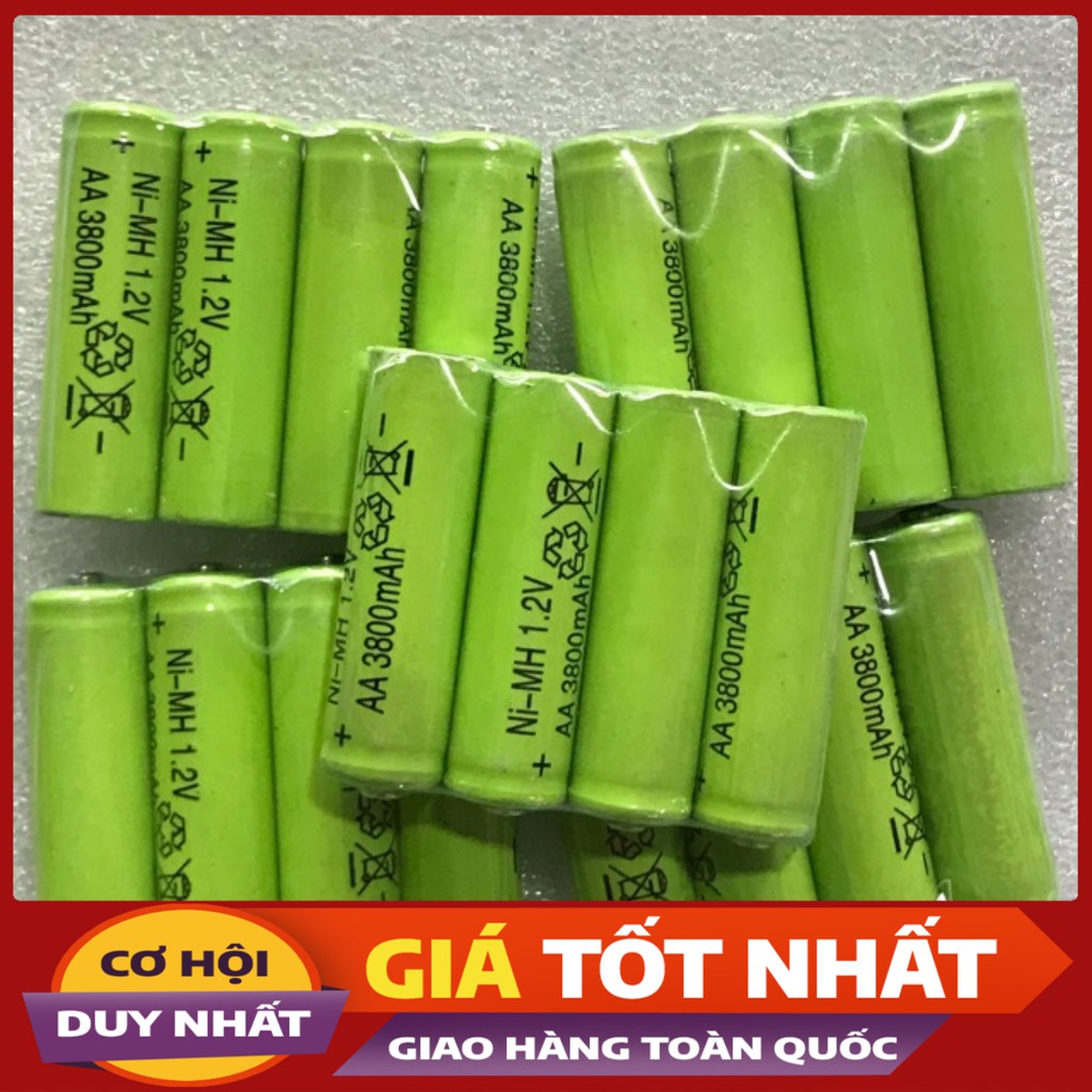 Pin sạc AA 1,2v 3800mAh