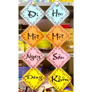 Bộ tiêu đề thủ công trang trí lớp học (mix màu ngẫu nhiên) (Đồ Dùng Dạy Học)