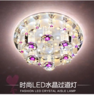 Đèn Chùm mâm ốp Trần bóng led đá pha Lê