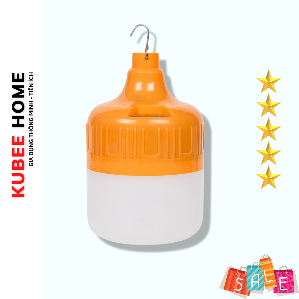 Bóng đèn LED sạc tích điện siêu sáng độ sáng cao tiết kiệm năng lượng công suất 100W sử dụng ngoài trời