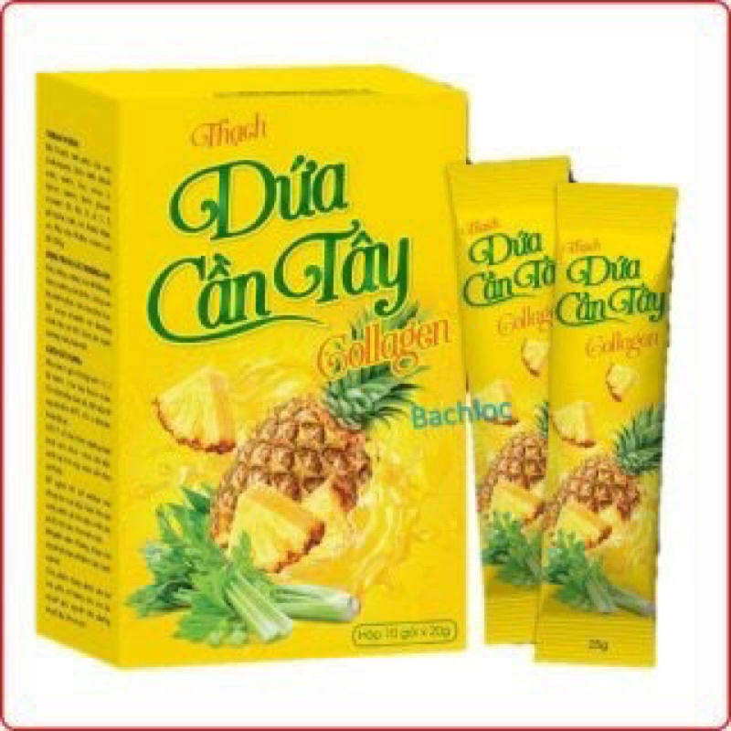 1 Gói thạch dứa cần tây