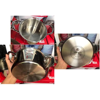 Nồi inox Elmich cao cấp 3 lớp đáy liền Trimax 3731 16cm. 3732 18cm, 3733 20cm