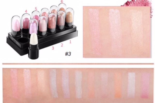 Bộ Sáp Bóng Mắt highlight 12 Thỏi Maycreate BM45