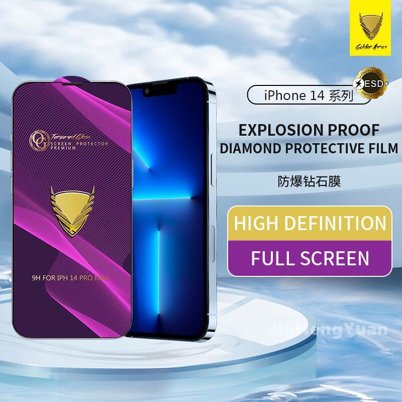 Kính Cường Lực HD Chống Tĩnh Điện Bảo Vệ Màn Hình Cho IPhone 14 13 12 Mini 11 Pro Max X XS XR Xsmax 6 7 8 Plus