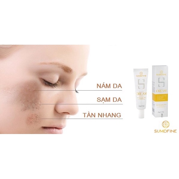Kem dưỡng Sumdfine White Cream Dark Spot 20g giúp làm sáng da mờ nám - BÁC SĨ NGHĨA
