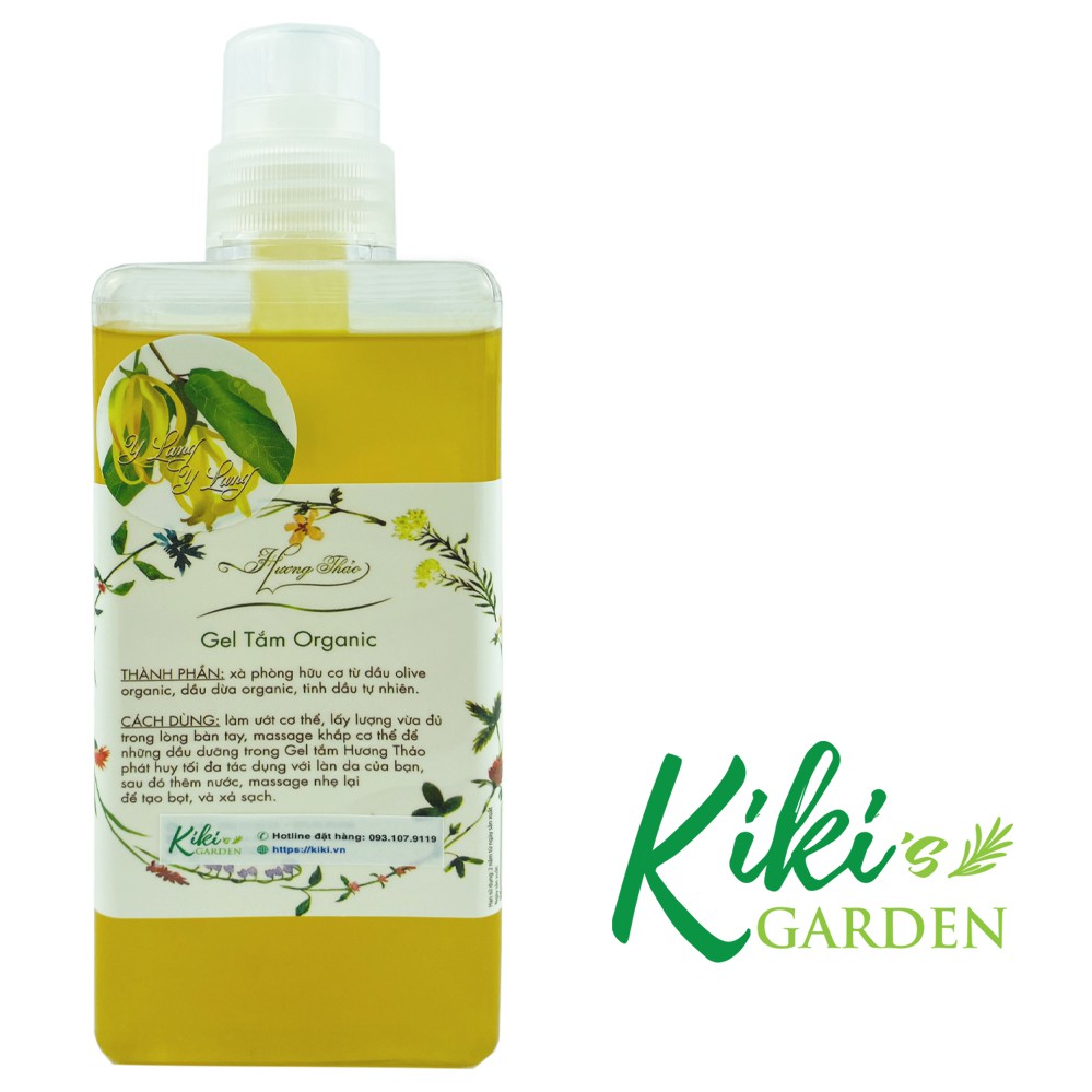 Gel tắm organic Ylang Ylang