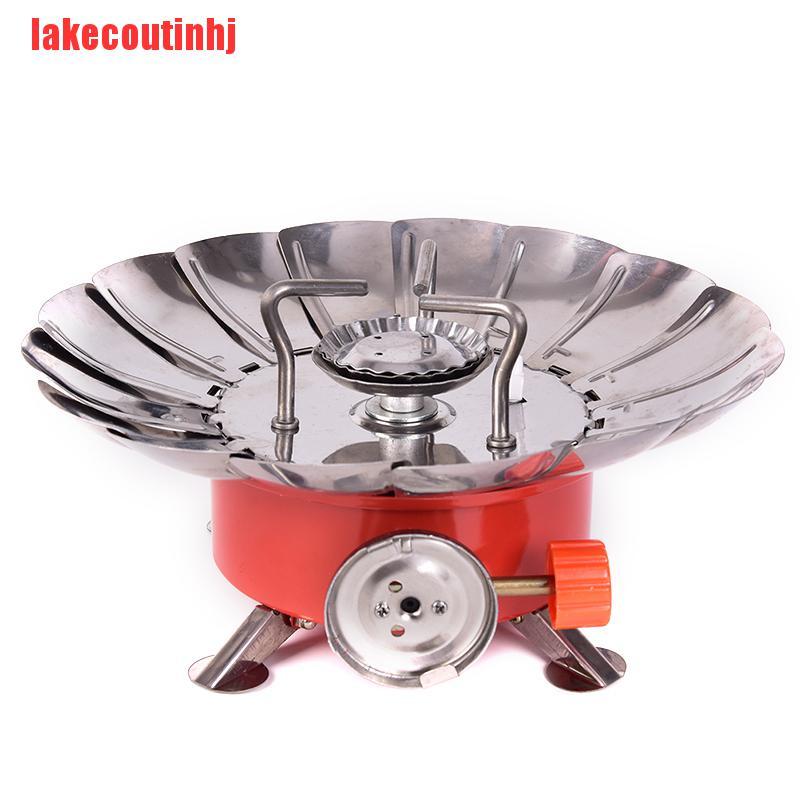 {lakecoutinhj}Windproof Mini Camping Gas Stove Cooker Picnic Cookout Bbq Outdoor NTZ