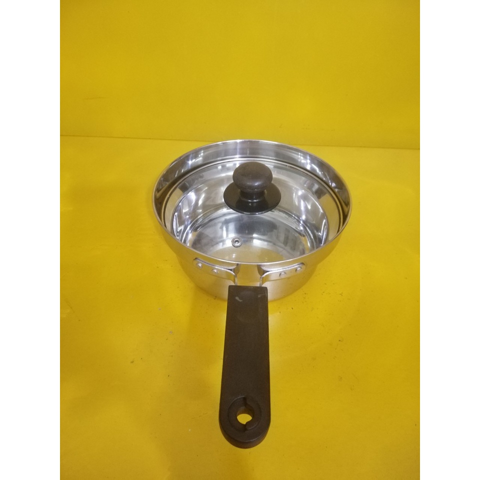 Quánh inox nội địa Nhật, size 20cm, cao 9cm (307), dùng được bếp từ