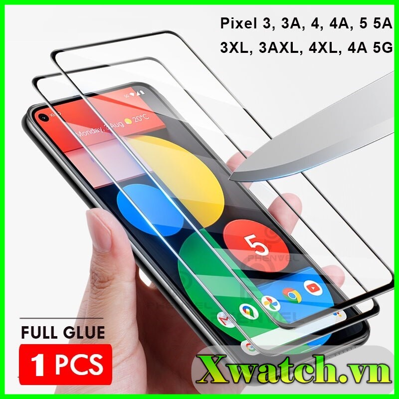 Cường lực Full màn Full keo Google Pixel 3a / 3a XL Pixel 4 Pixel 4XL Pixel 3 Pixel 3XL Pixel 3A Pixel 3aXL 4A-4G 4A-5G
