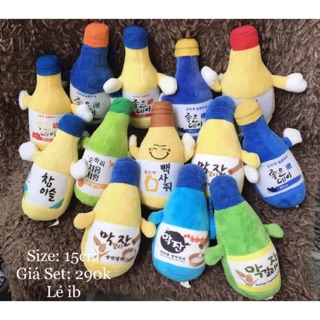 SET RƯỢU HÀN QUỐC NHỒI BÔNG