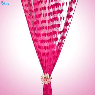 Rèm cửa trang trí hình trái tim lãng mạn