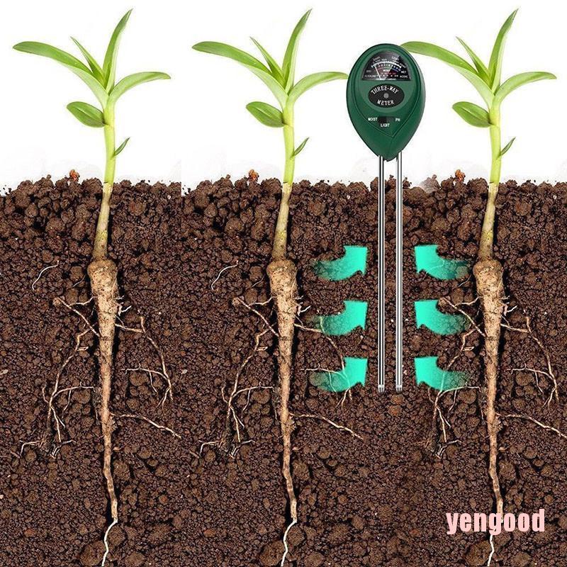 Thiết bị đo độ ẩm / ph/ ánh sáng 3 trong 1 chuyên dụng trồng cây chất lượng cao