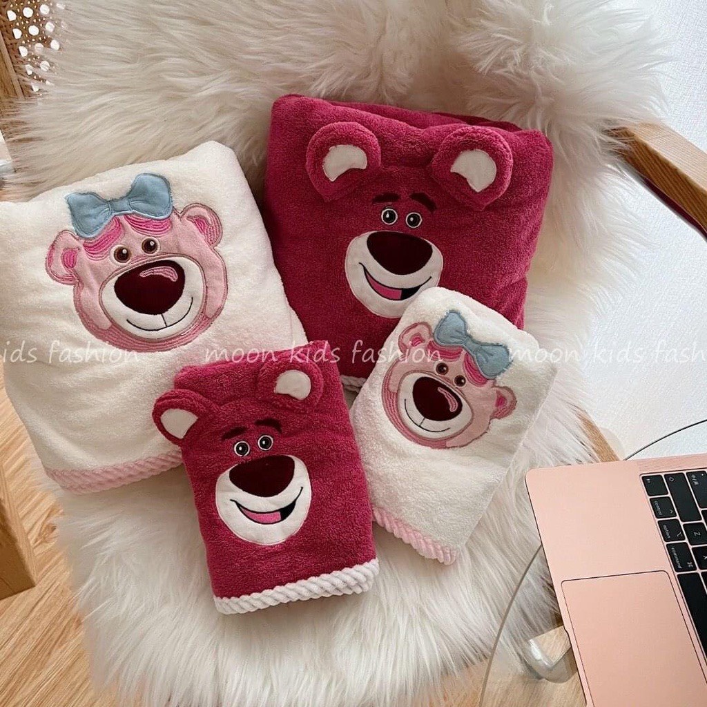 Set khăn tắm Lotso
