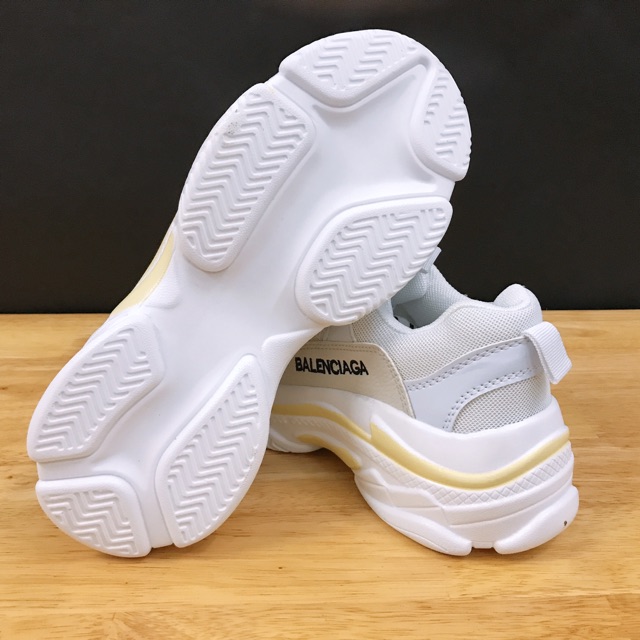[Tặng hộp và Lọ tẩy] Giày thể thao nam nữ sneakers Trip s TRẮNG size 36 đến 43 .