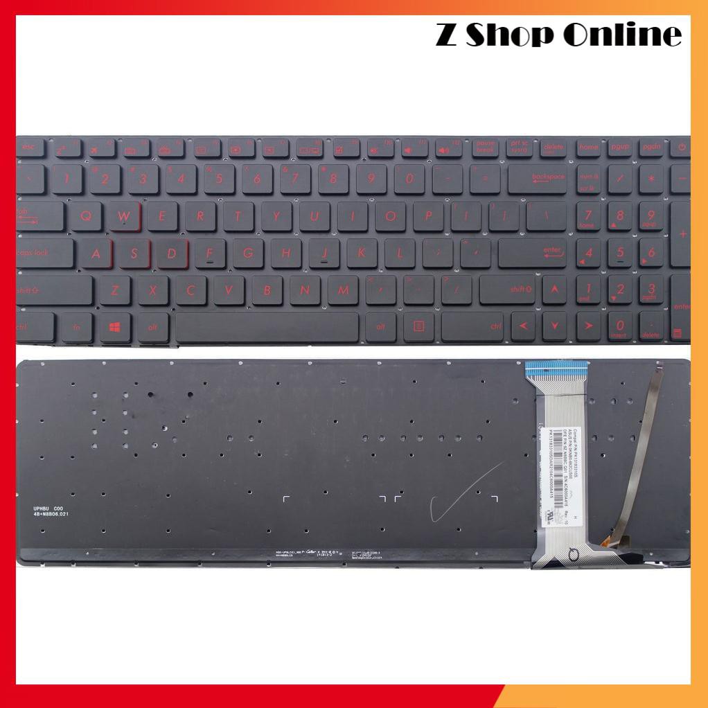 🎁 Bàn phím laptop Asus Rog G551 N551 GL552 GL552J GL552V – GL552 Có Đèn ZIN Bảo Hành 6 Tháng