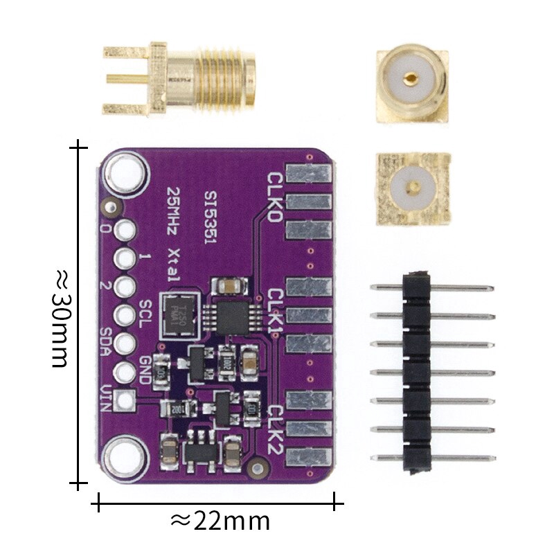 Mô Đun Phát Tín Hiệu Dc 3v-5v Cjmcu-5351 Si5351A Si551 I2C 8khz-160mhz | BigBuy360 - bigbuy360.vn
