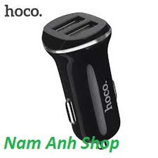 Sạc xe hơi Hoco Z1. 2 Cổng sạc tiện dụng