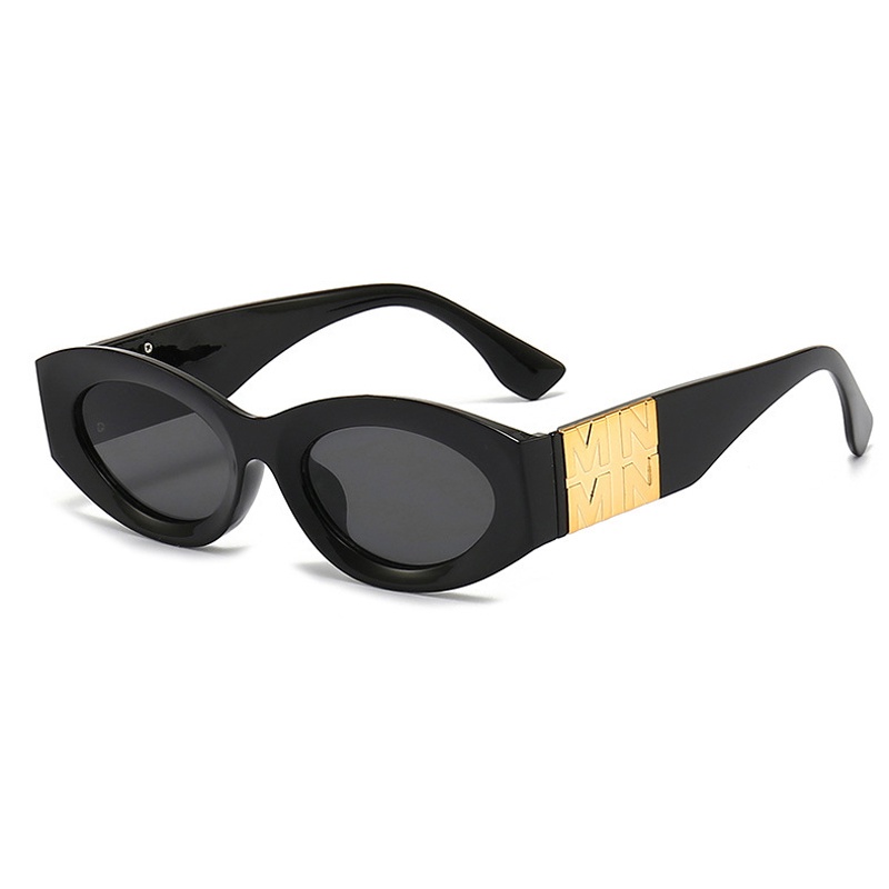 Kính mát SAMJUNE gọng vuông nhỏ thời trang vintage dành cho nam