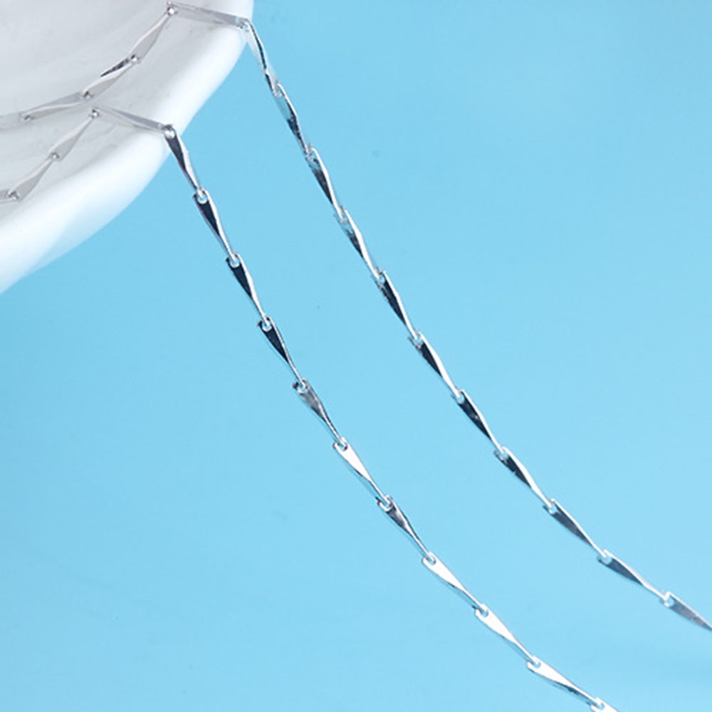 Dây Chuyền Mạ Bạch Kim Dạng Rắn Dài 40cm