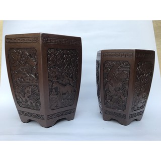 Chậu lục giác gốm Tàu