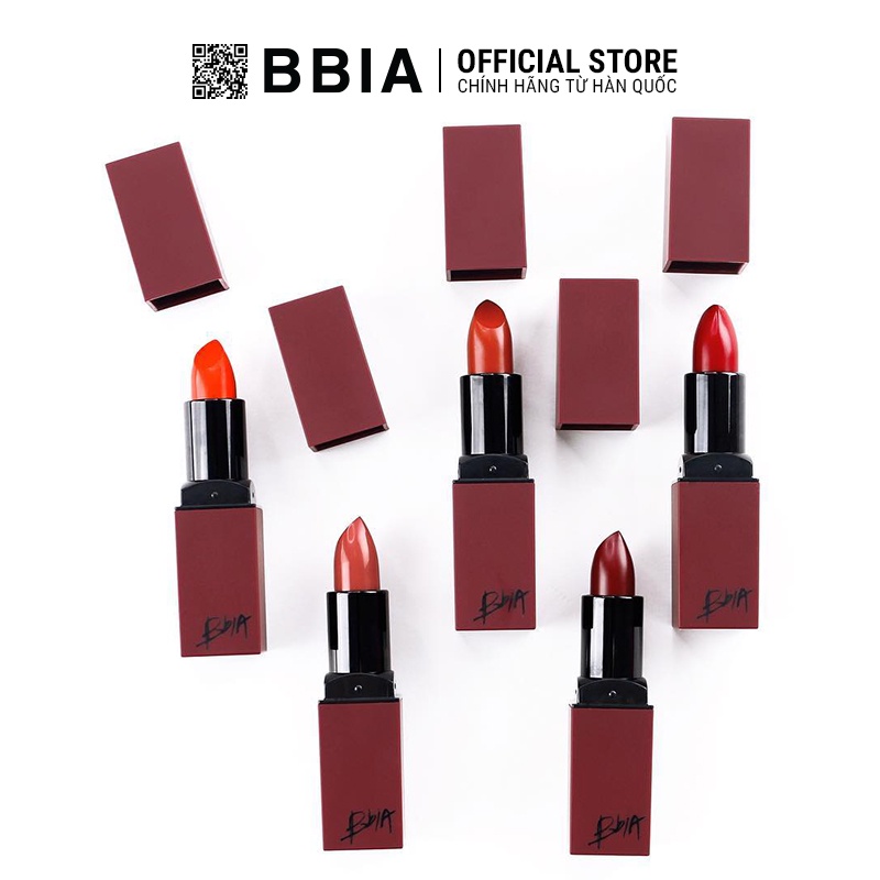 Son Thỏi Lì Bbia Last Lipstick Version 3 (5 màu) 3.5g Bbia Offical Store