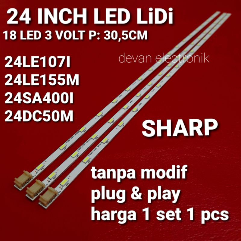 Đèn Led 24 Inch 24 Inch Gắn Tv Sharp 24le1071 24 Le155