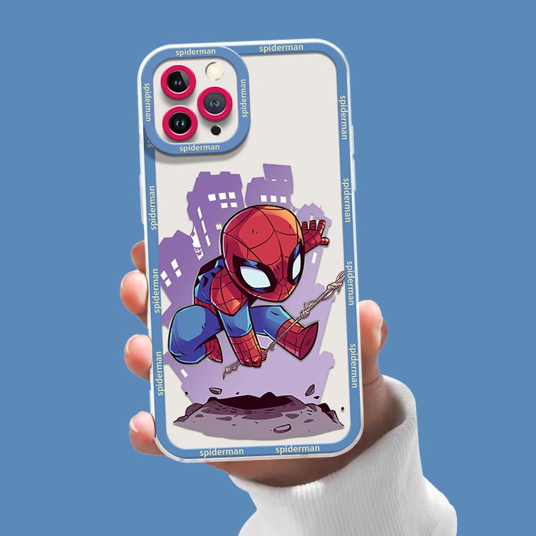 Ốp Điện Thoại Silicon TPU Mềm Trong Suốt Họa Tiết Hoạt Hình Cho IPhone 14 13 12 11 Pro X XS MAX XR Mini 6S 7 8 Plus