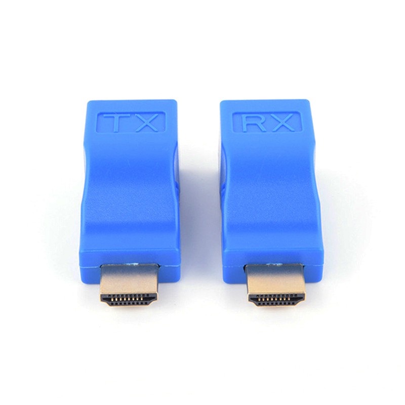 Cặp Đầu Chuyển Đổi Mạng 4k 3d Hdmi 1.4 30m Sang Rj45 Cat 5e / 6 Lan Ethernet Cho Hdtv Hdpc Ps3 Stb