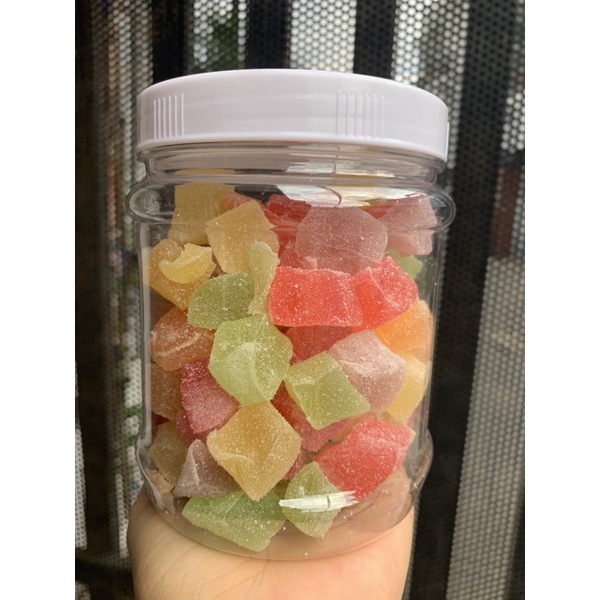 Kẹo dẻo trái cây thơm nức mũi hũ 500gr