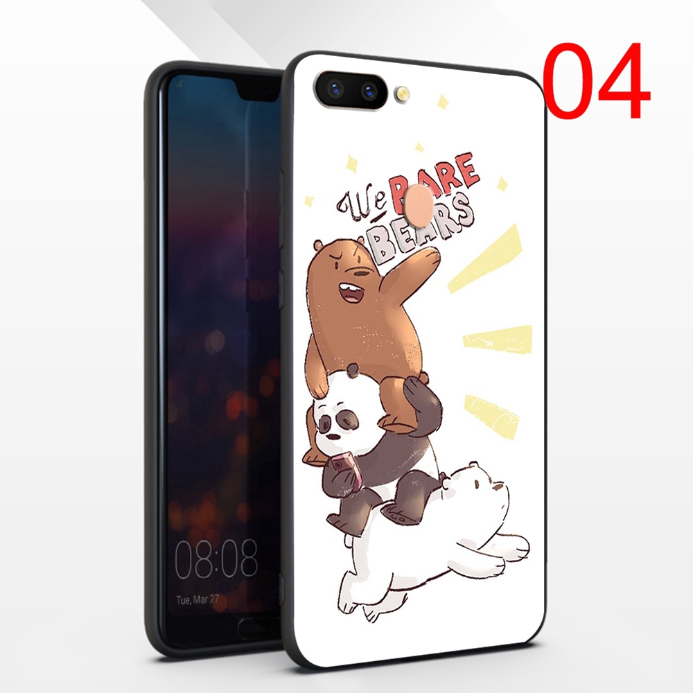 WE BARE BEAR Ốp Lưng Điện Thoại Phối Hình Gấu Dành Cho Oppo R15 R17 Pro R9 R9s R11 R11s 380rr