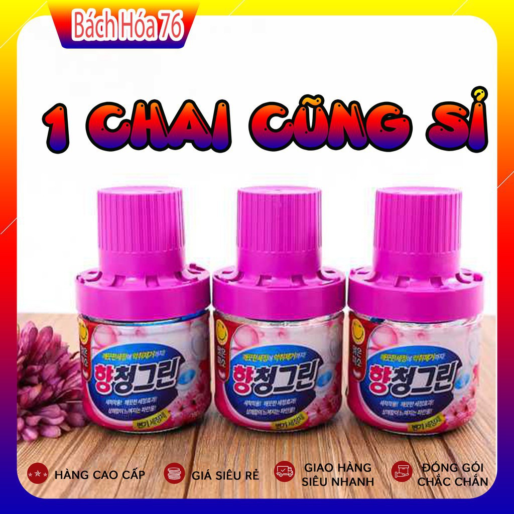 BÁN SỈ - Chai Thả Bồn Cầu Chính Hãng Hàn Quốc SIÊU THƠM/ thả bồn cầu sạch nước