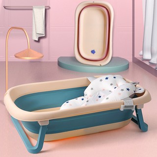 Chậu Tắm Gấp Gọn Cho Bé ,Chậu Tắm/Thau tắm Cho Bé Gấp Gọn Size To Cho Bé Từ Sơ Sinh Đến 6 Tuổi