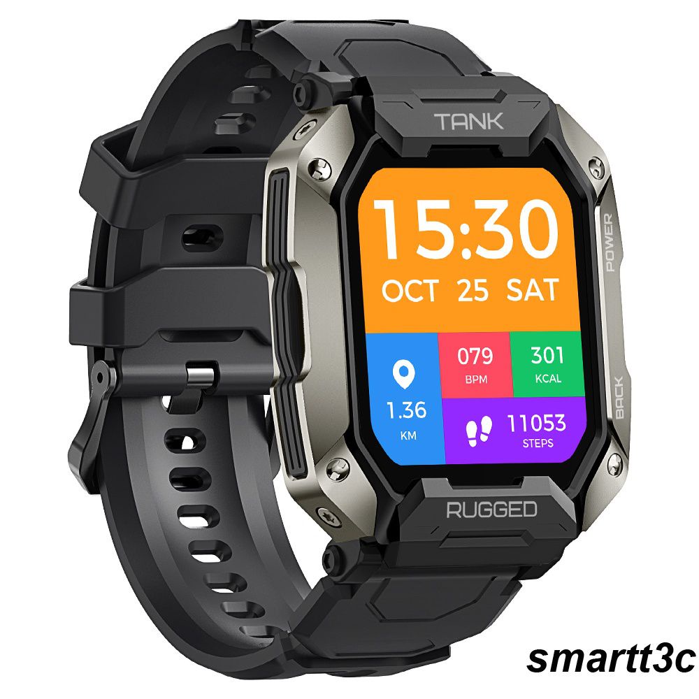 Sẵn Sàng Kospet Xe Tăng M1 Pro Đồng Hồ Thông Minh Chắc Chắn Thể Thao Ngoài Trời Theo Dõi Đồng Hồ Làm Cuộc Gọi Bluetooth Smartwatch 5atm Chống Thấm Nước