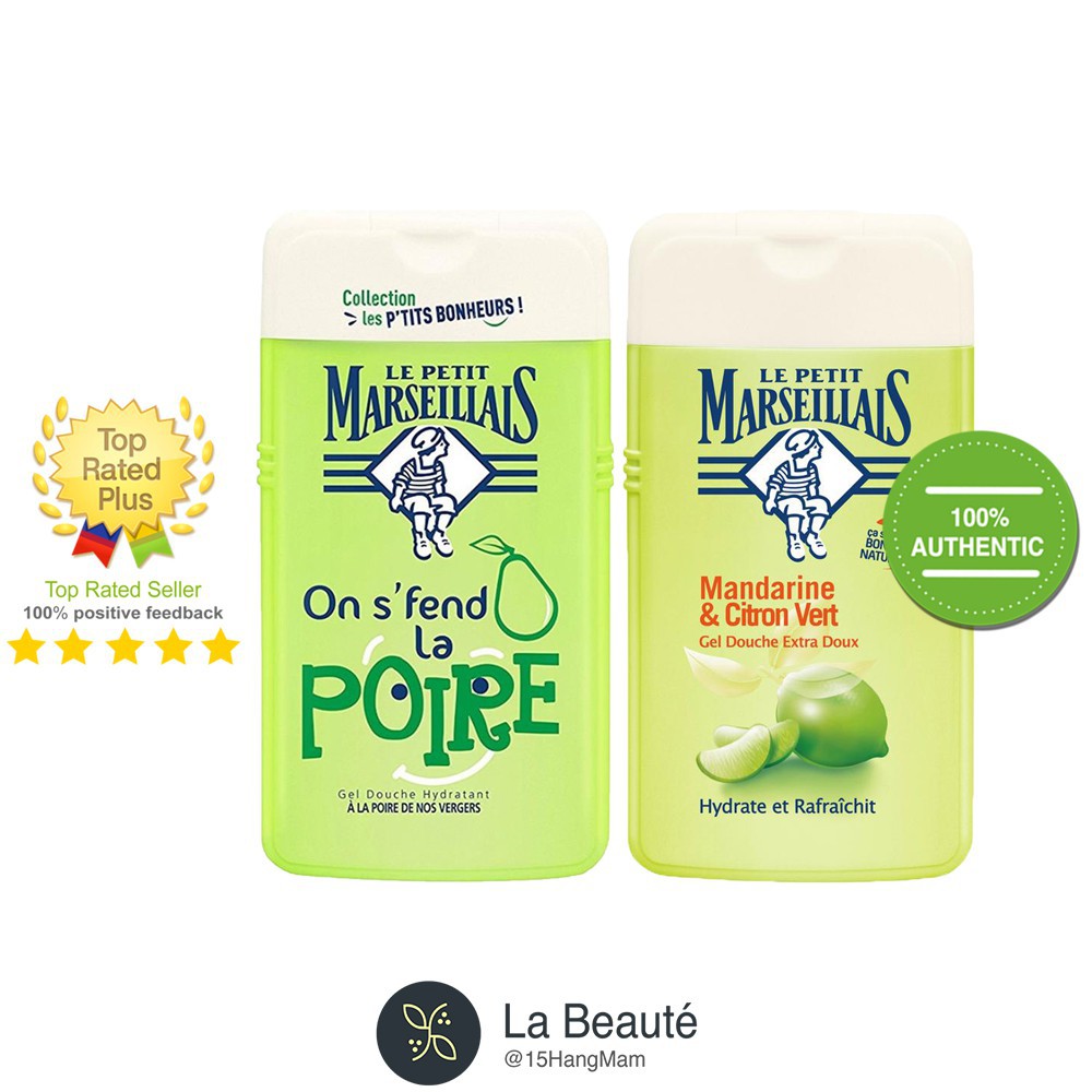 Le Petit Marseillais Gel (Crème) Extra Doux - Sữa Tắm Chiết Xuất Thảo Mộc 250ml