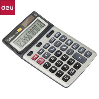 Máy tính kỹ thuật 12 số Deli, Bạc E1239 [Deli]