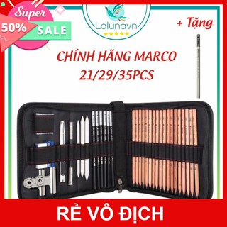[vn305] Dụng Cụ Vẽ Truyền Thần+Tặng 1 bút chì trắng,Vẽ Phác Thảo, Vẽ chân dung  Marco Cao Cấp