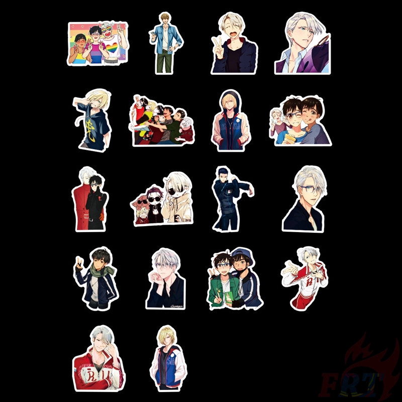 ❉ YURI!!! on ICE - Series 02 Anime Stickers ❉ 50Pcs/Set Mixed Luggage Laptop Skateboard Doodle Stickers