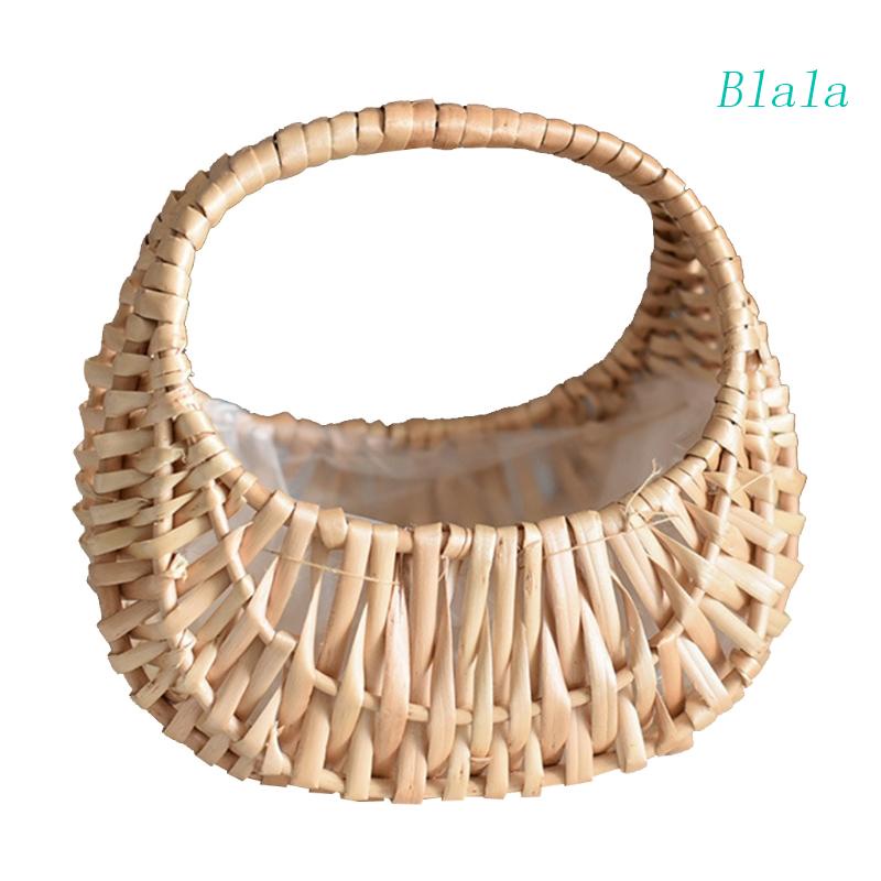 Giỏ Hoa Đan Mây Thủ Công Thời Trang