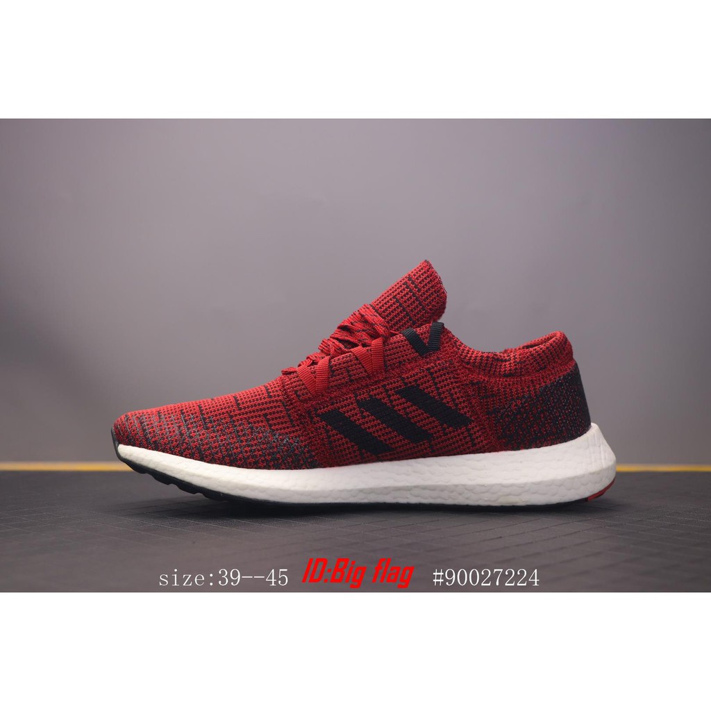 [Discount]Giày Thể Thao AD Pure Boost Clima Màu Đỏ Cá Tính