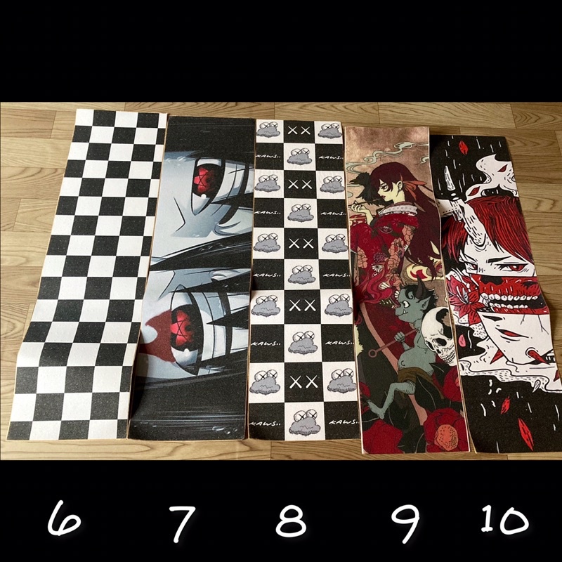 Grip skateboard 🛹 - griptap - nhám ván trượt hoạ tiết