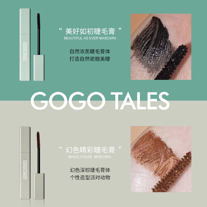 Mascara GOGOTALES đầu mảnh kháng nước chuốt mi dài và cong | BigBuy360 - bigbuy360.vn