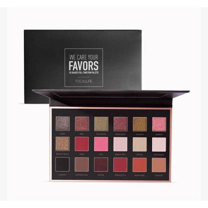 Bảng Phấn Mắt 18 ô Eyeshadow Palettes We Care Your Favors Focallure