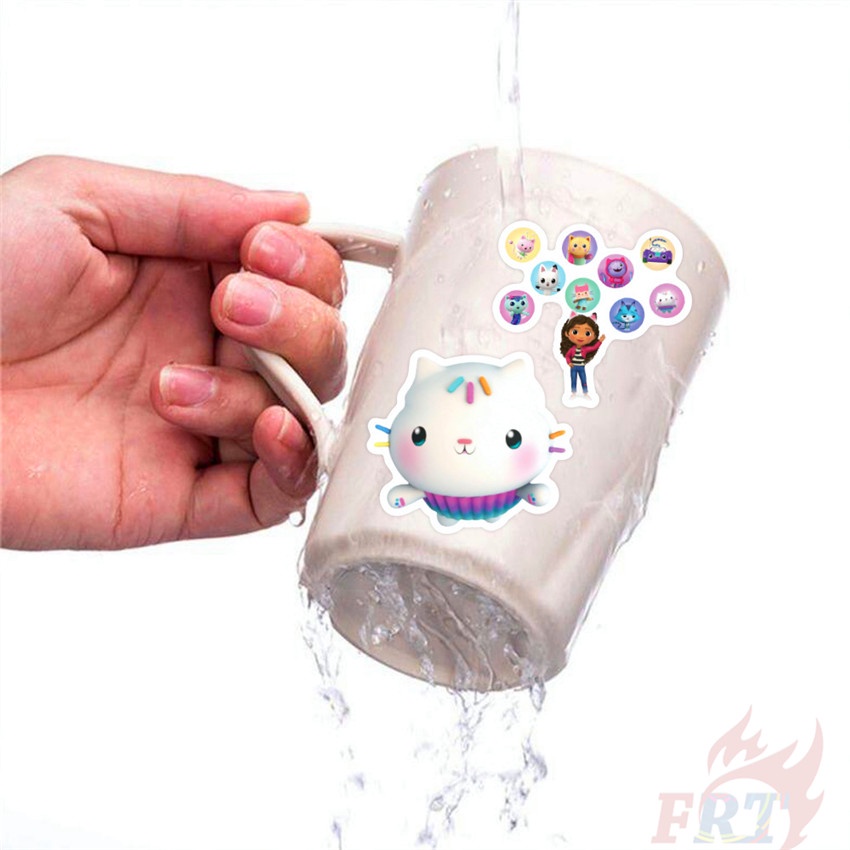 Bộ 50 miếng dán trang trí laptop hành lý thời trang dòng búp bê Gabby 02 DIY